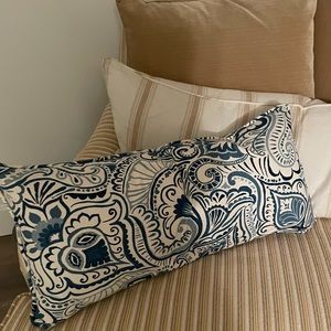 COPY - Ralph Lauren lumbar pillow cover blue